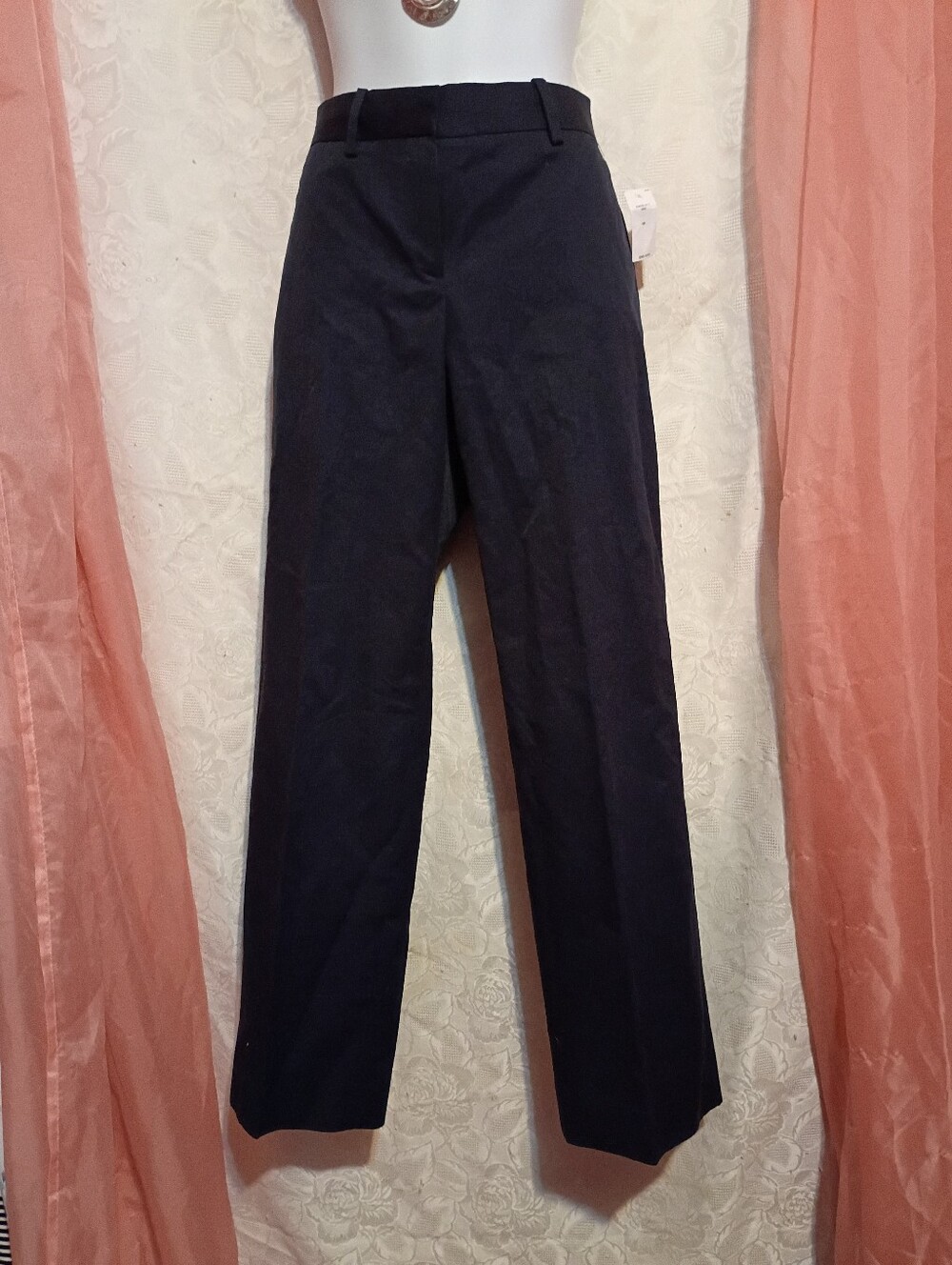 GAP Women's Navy Straight-Leg Pants Sz 0P